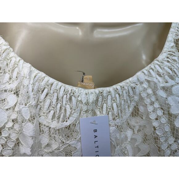 Lace Off-Shoulder One Piece Jumpsuit with Wide Legs β Size L - Picture 10 of 15